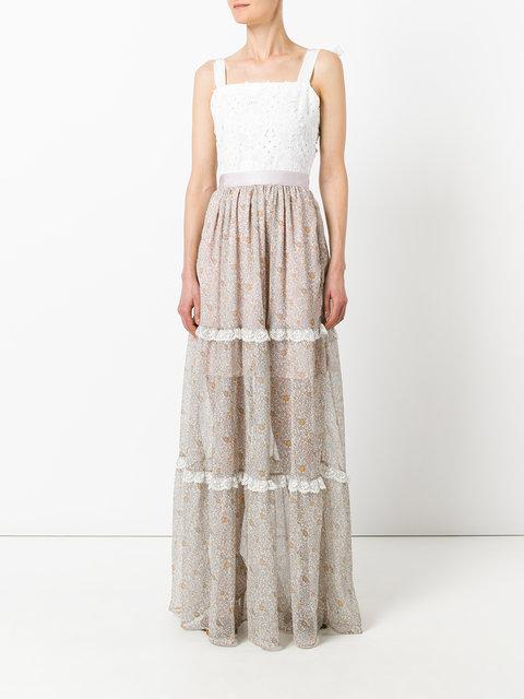 3D ANGLAISE DITSY FLORAL GOWN