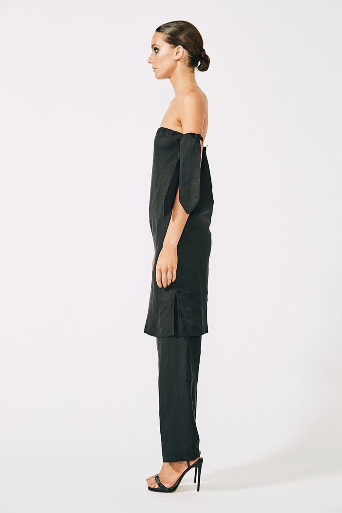 Cardinal Off Shoulder Tunic