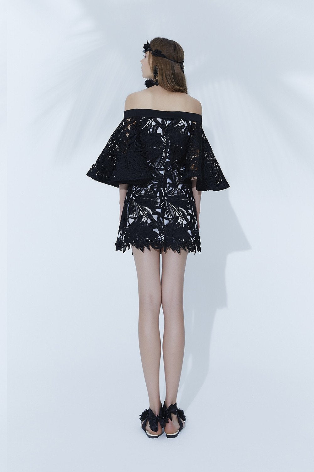 Divine Serpent Dress in Black Diamond