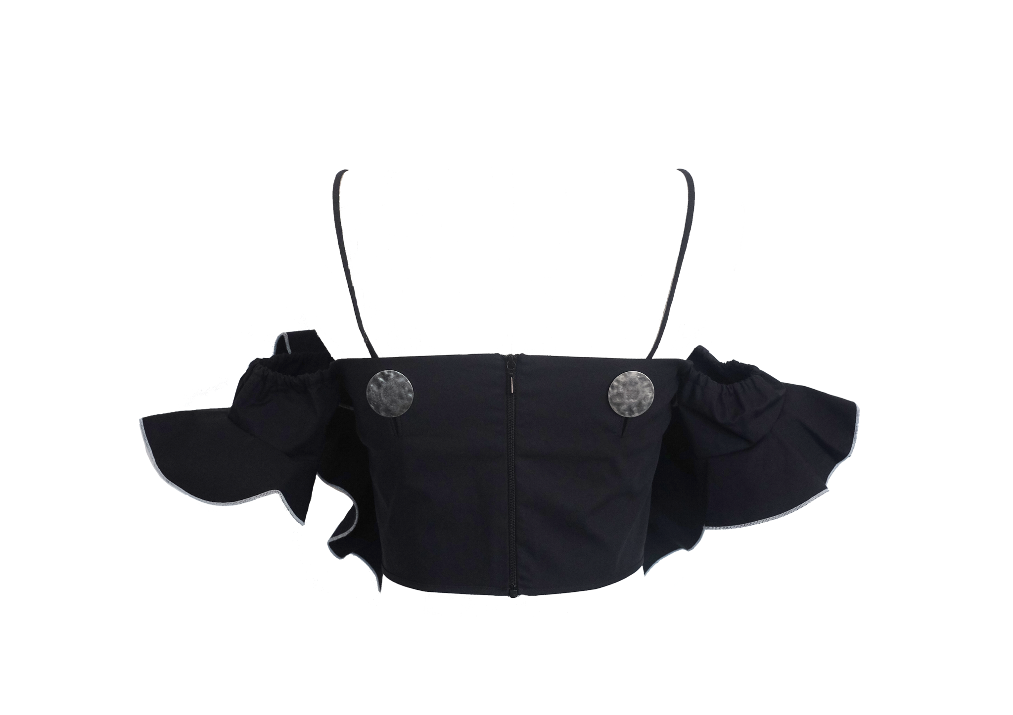 BUTTERFLY PEPLUM TOP