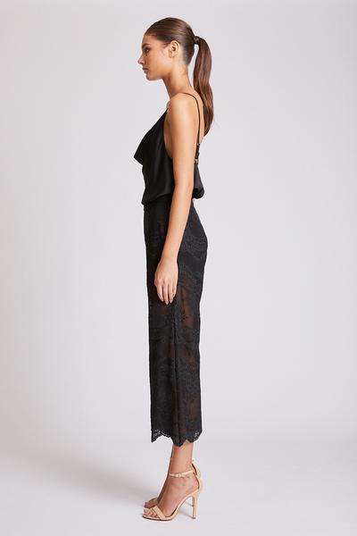 ANTIGUA RELAXED CROPPED FLARE - BLACK
