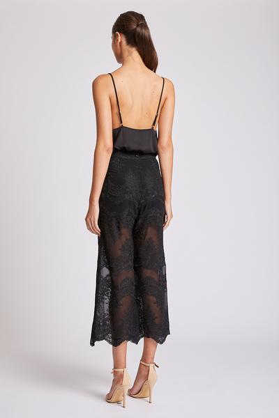 ANTIGUA RELAXED CROPPED FLARE - BLACK