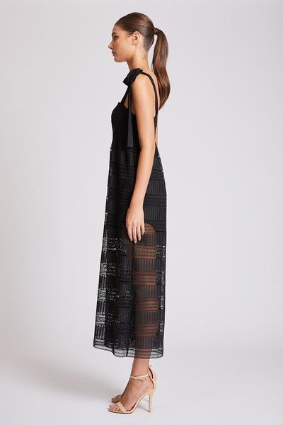 ARUBA BABY DOLL JUMPSUIT - BLACK