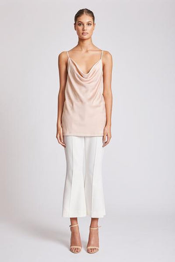 CALYPSO BIAS COWL CAMI - BLUSH