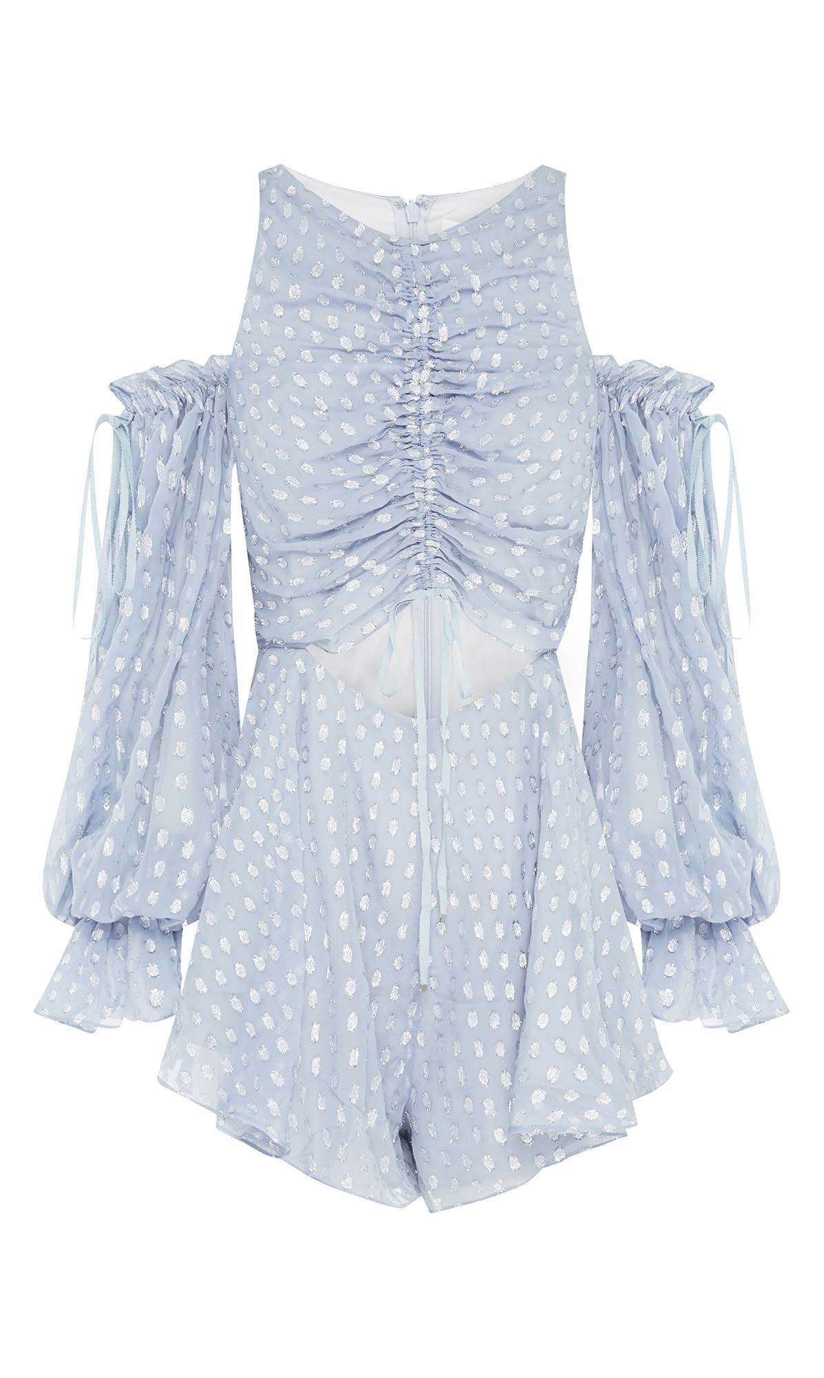 ALICE MCCALL DID IT AGAIN PLAYSUIT PEBBLE BLUE etkit