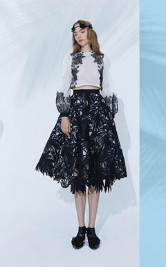 Divine Serpent Dress in Black Diamond