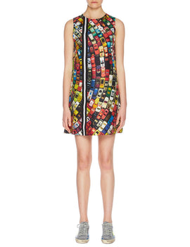 Shift Dress- Multi Car Atlas