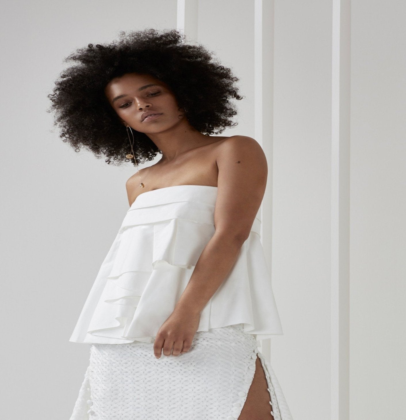 INTERRUPT SHIRTING BUSTIER