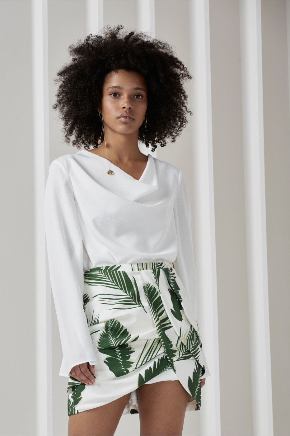 INTERRUPT SKIRT (PINE MAUI)