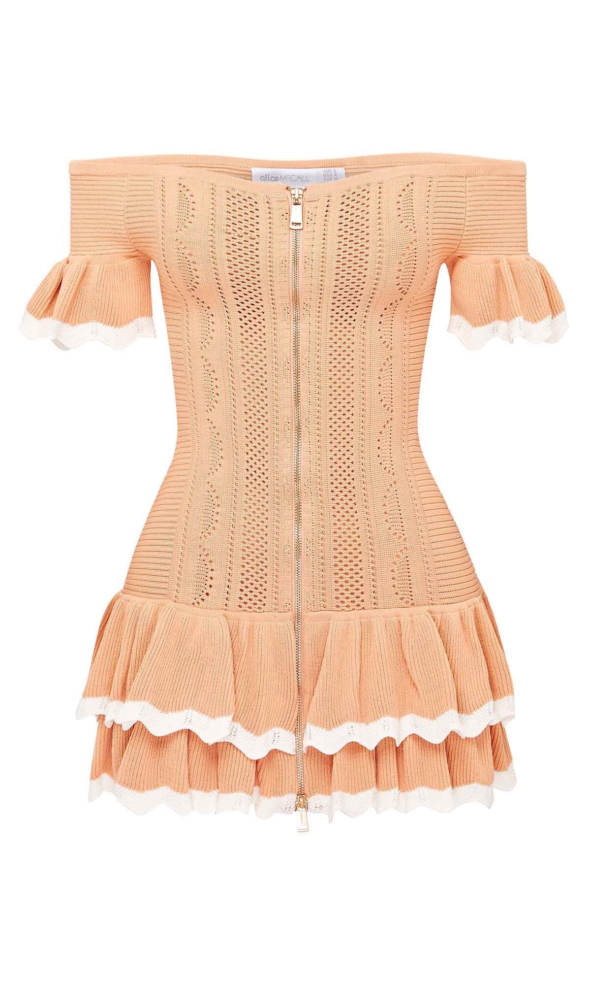 I AM YOURS DRESS APRICOT