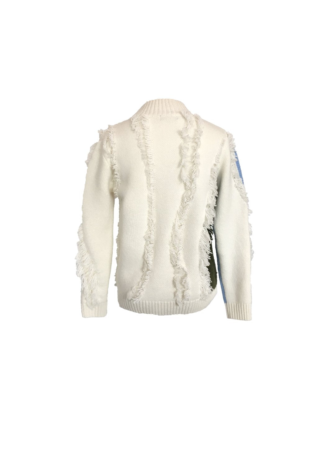 Intarsia Flossy Pull-over