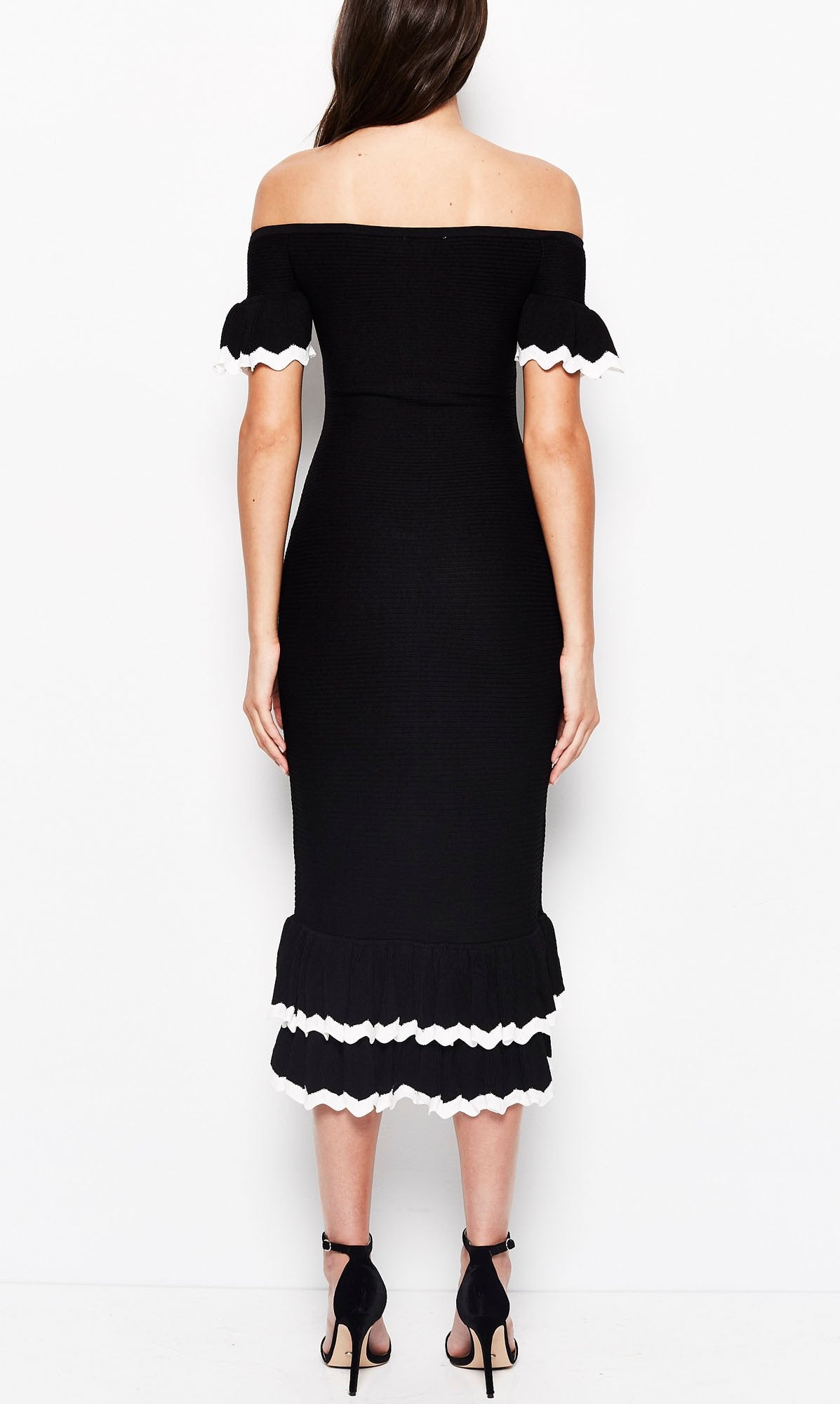 JUST BECAUSE DRESS BLACK