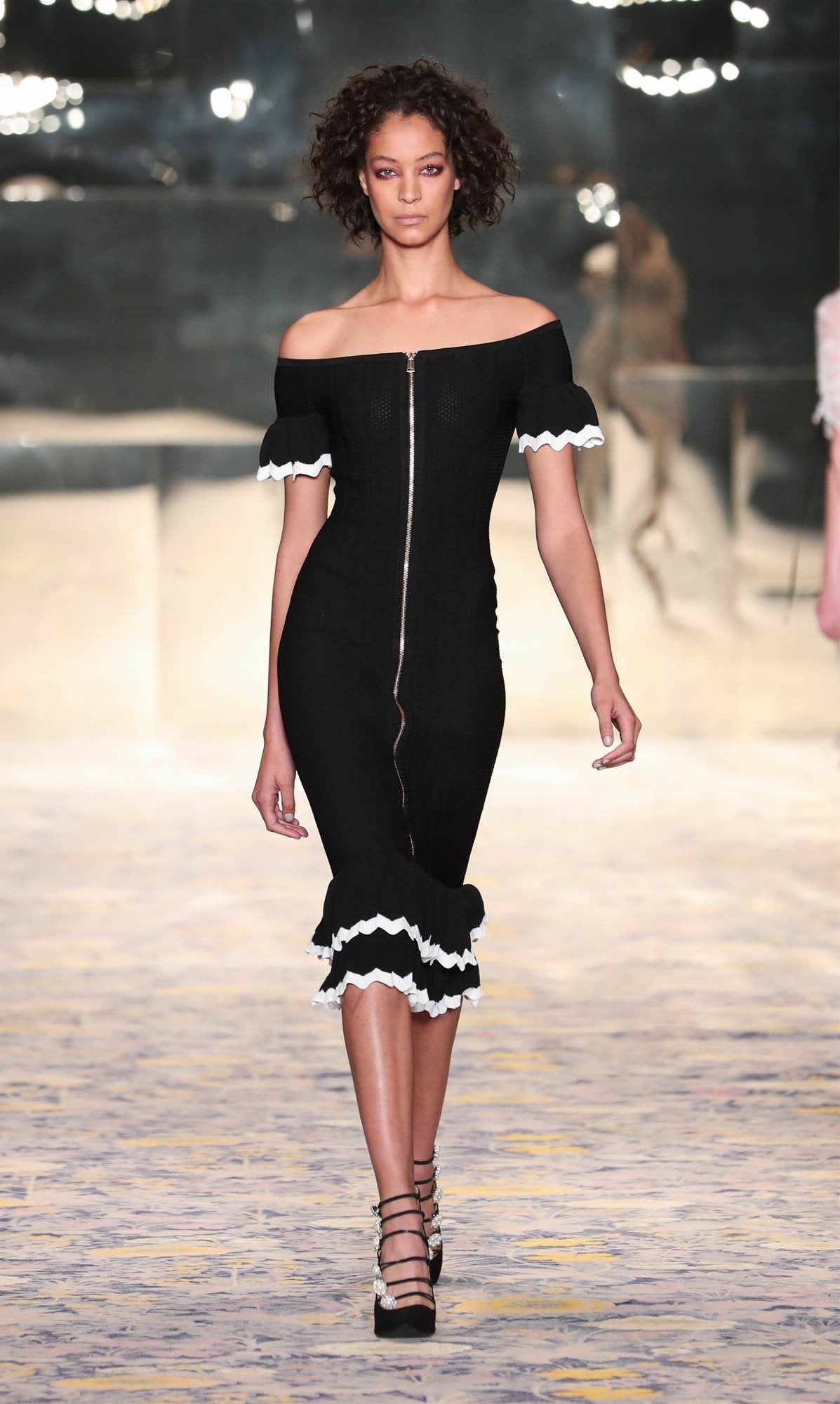 JUST BECAUSE DRESS BLACK