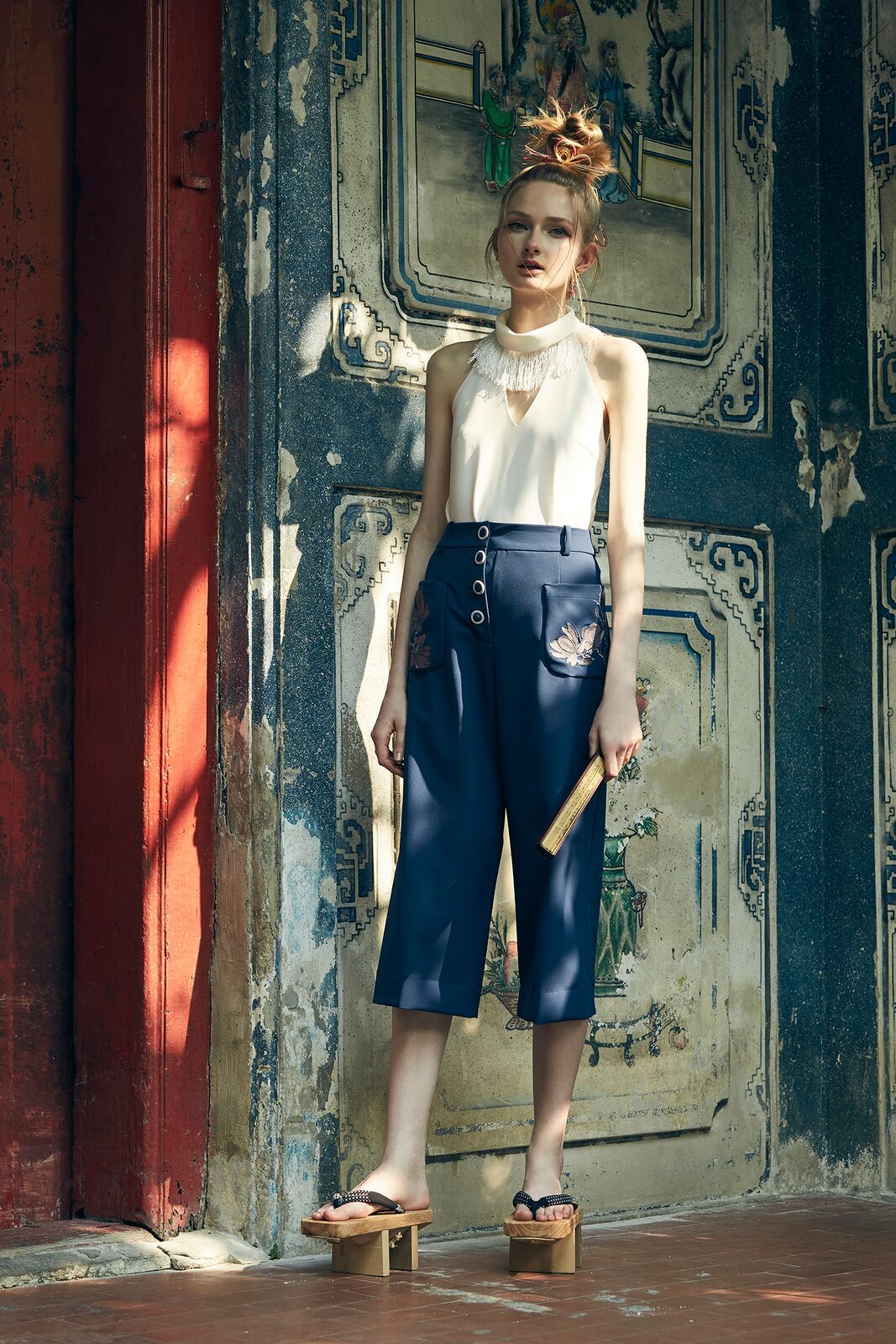 Celestial Dynasty Flare Pants