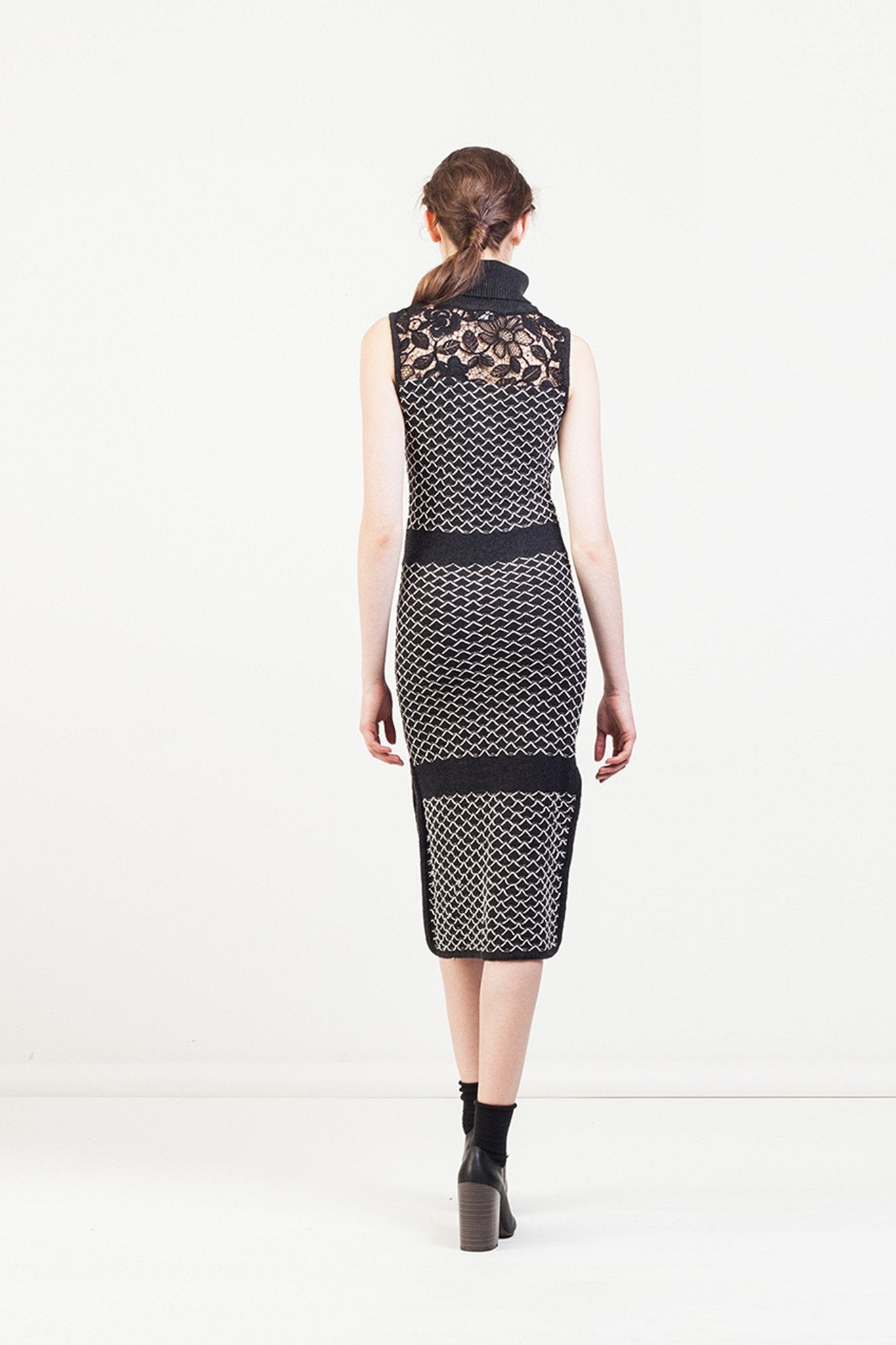 Knitted Dress With Intarsia