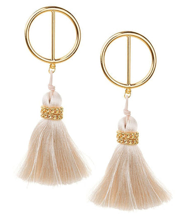 Mia Tassel Hoop