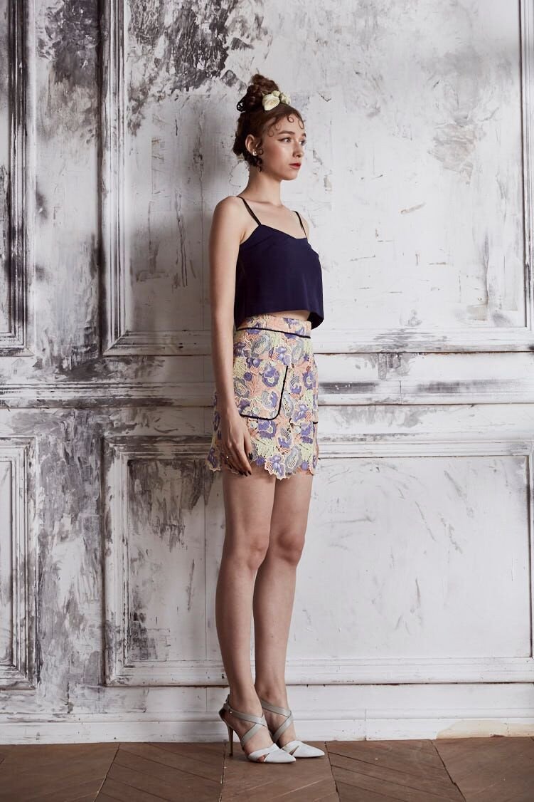 Floral Flamenco Skirt