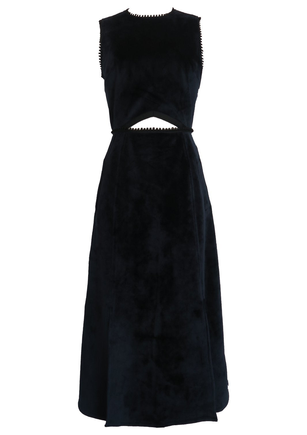 Peek-a-boo Sleeveless Slit Dress