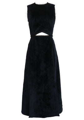 Peek-a-boo Sleeveless Slit Dress