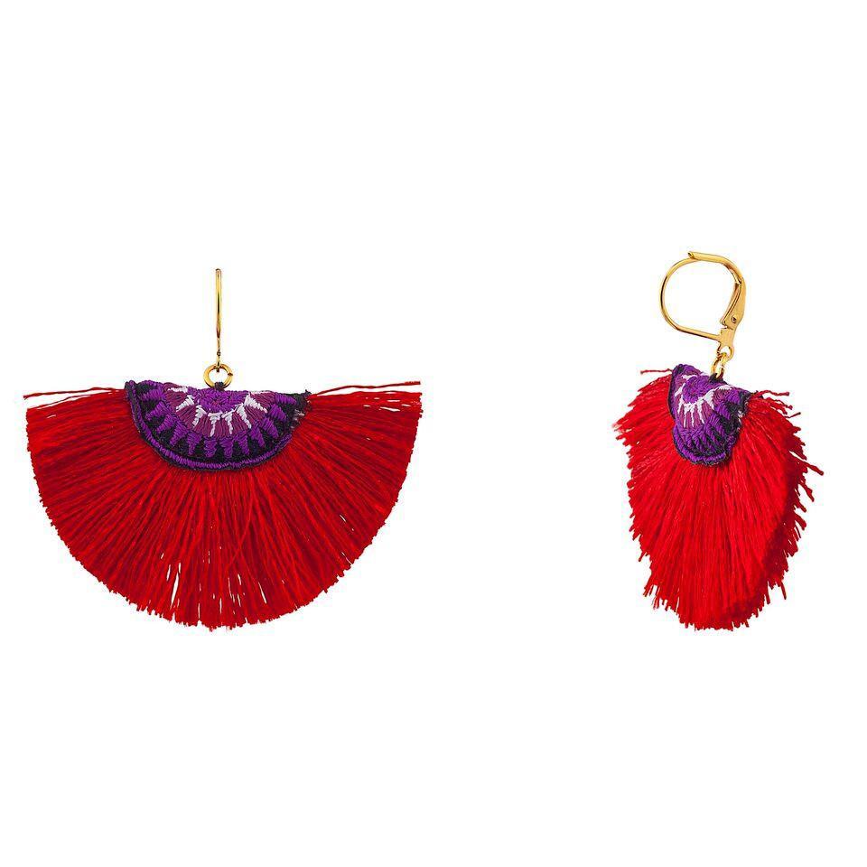 Sophie Fan Tassel Earring