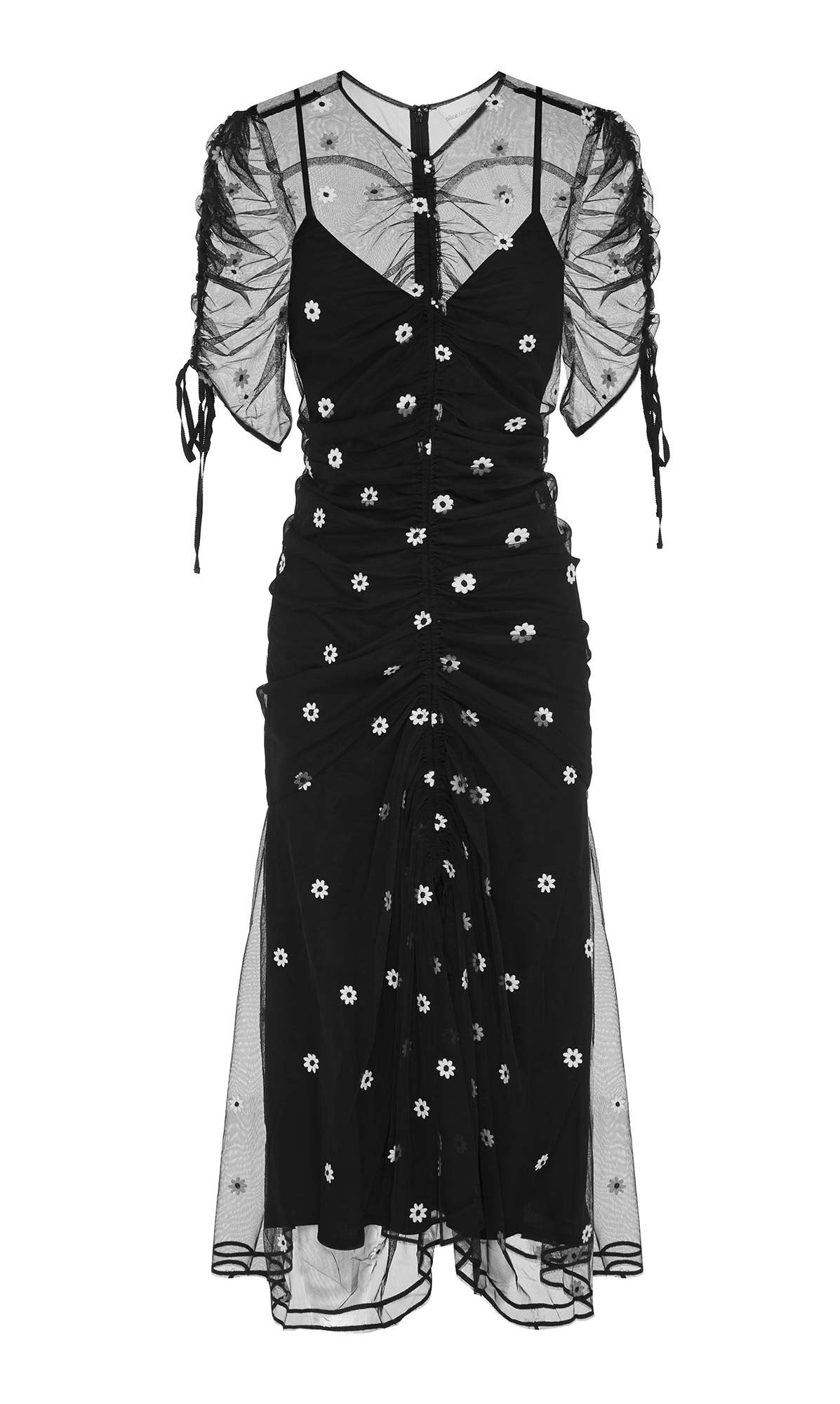 THE GARDEN PARTY DRESS BLACK DAISY