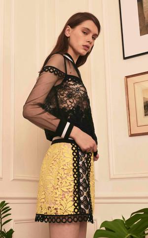 Tulle And Lace Bomber Jacket