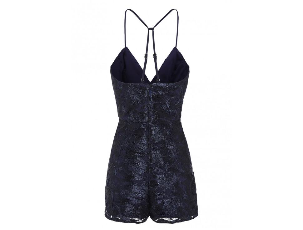 Disco Night Playsuit (Ink)