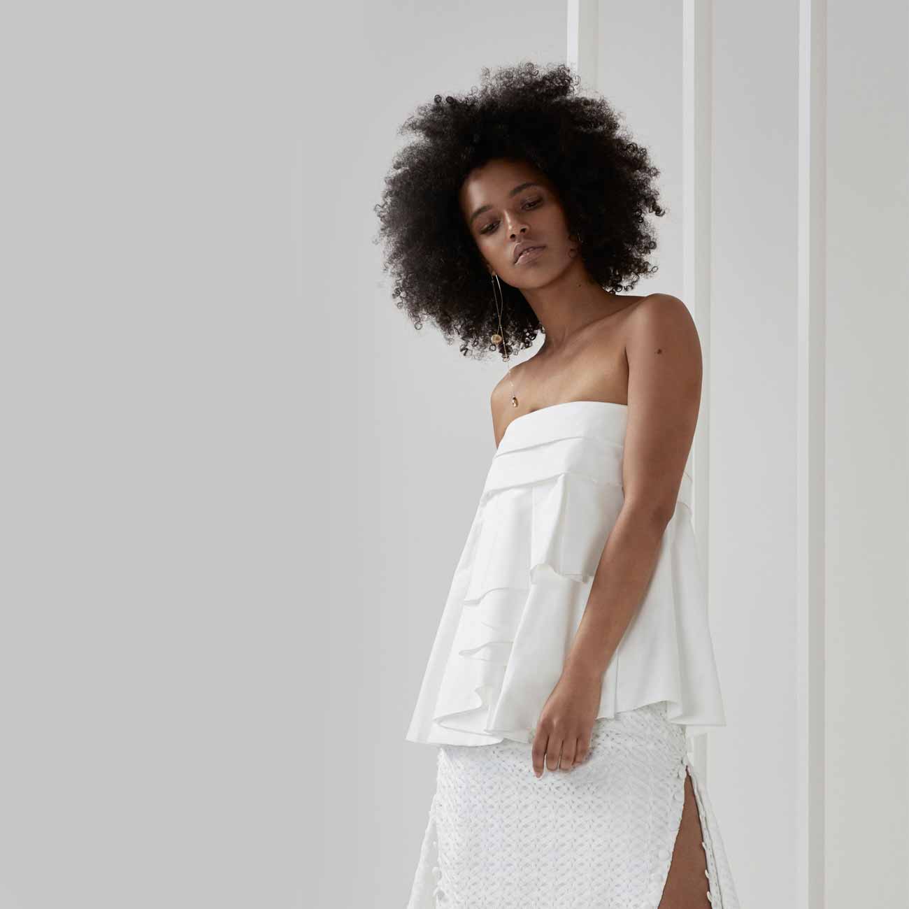 INTERRUPT SHIRTING BUSTIER