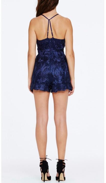 Disco Night Playsuit (Ink)