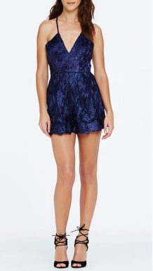 Disco Night Playsuit (Ink)